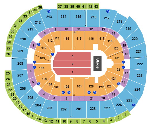 SAP Center Ana Gabriel Seating Chart